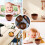 4 Pieces Wooden Handmade Bowl and Spoon Kitchen Tableware 8