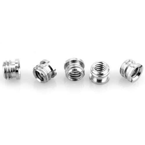 5 Pack 1/4 inch to 3/8 Standard Adapter Ball Head Video Stand 2