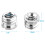 5 Pack 1/4 inch to 3/8 Standard Adapter Ball Head Video Stand 8