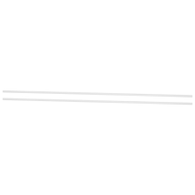 3Mmx250Mm Round Shape Solid Acrylic Rod Pmma Extruded Bar Clear 2Pcs