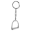 1Pcs Simple Elegant Design Western Stirrup Keychain 2
