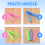 10 Pcs Portable Kitchen Storage Food Snacks Sealing Clip Plastic Tool 9