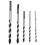 5 Pieces Tungsten Carbide Drill Bit Set(3mm 4mm 5mm 6mm 8mm) 2