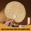 Hand-Woven Woven Straw Hand Fan Old Summer Natural 9