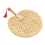Hand-Woven Woven Straw Hand Fan Old Summer Natural 4