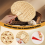 Hand-Woven Woven Straw Hand Fan Old Summer Natural 6