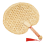 Hand-Woven Woven Straw Hand Fan Old Summer Natural 3