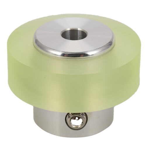 100Mm Aluminum Polyurethane Industrial Encoder Wheel Measuring 1