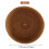 Handmade Autumn Rattan Weaving Storage Dish Bread Basket 10
