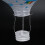 12inch Hot Air Balloon Paper Decor, White Rainbow 9