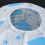 12inch Hot Air Balloon Paper Decor, White Rainbow 7