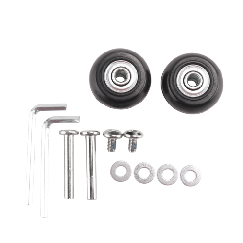 2 Sets Luggage Suitcase Replacement Wheels Repair Tool OD 35mm 1