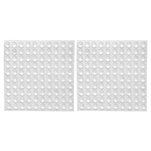 200x Transparent Adhesive Bumper Pads, 8*2.5mm