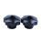 M8 x 50mm Diameter Thread Clamping Star Knob Black 2pcs 1