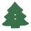 25pcs Christmas tree Shape Decor Embellishment Wooden Buttons 5
