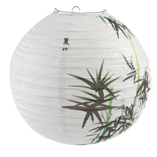 30cm Paper Lantern Oriental Style Light Decoration Chinese , Bamboo 1