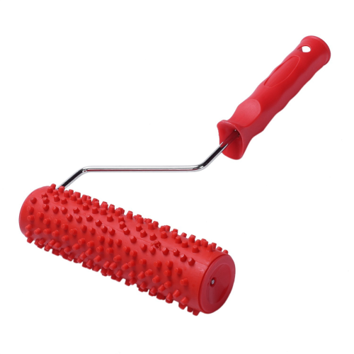 7inch Embossed Raindrop Painting Roller with Plastic Handle 2