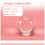 Transparent color Glass Crystal Ball Props ball Decor 30Mm 8
