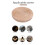 40cm Cushion Round Straw Weave Handmade Pillow Seat Mat 6