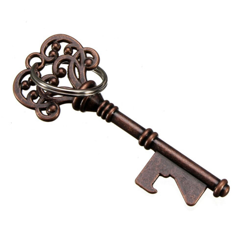 Antique Key Shaped Wine Beer Bottle Opener Bar Tool : Bronze 2
