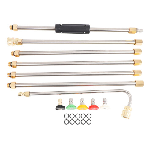 Gutter Cleaning Tool Pressure Washer - Extension Wands, Nozzle