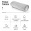Memory Foam Soft Bath Mats - Non Slip Absorbent Bathroom Rugs 6