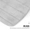 Memory Foam Soft Bath Mats - Non Slip Absorbent Bathroom Rugs 7
