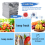 50Pcs Lunch Cooler Bag Insulation Folding Picnic Portable Ice Pack 8