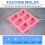 4 Pack Silicone Soap Molds - 6 Cavity Rectangle DIY 10