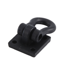 2Pcs Trailer Towing Buckle Tow Hooks Metal for 1/10 RC Car(Black)