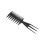 Double-Sided Wide Tooth Styling Comb Hair Fork Beauty Salon Tool 3