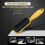 Fade Brush Comb Scissors Cleaning Barber Shop Gold 2PC 3