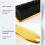 Fade Brush Comb Scissors Cleaning Barber Shop Gold 2PC 5