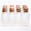 20 Pcs Vials Bottles Mini Glass Bottle with Cork Stopper Wish 3