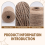 200M/ Roll 2mm Twine Natural Thick Brown 9