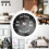 50KG Wall Clock Circular Silent Acrylic 6