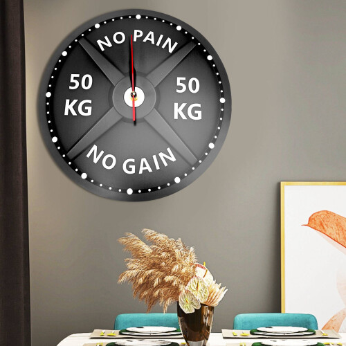 50KG Wall Clock Circular Silent Acrylic 2