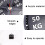 50KG Wall Clock Circular Silent Acrylic 7