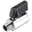 Chrome Brass 1/4inch Ball Valve Threads Tap 3