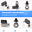 Chrome Brass 1/4inch Ball Valve Threads Tap 6