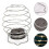 Solar Powered LED Spiral Hanging Lights (Spiral Light x4) Warm White 7