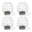 Solar Powered LED Spiral Hanging Lights (Spiral Light x4) Warm White 1