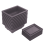 10 Packs Bonsai Training Pots with Tray Plastic Growing Pot 1