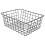 Hollow Iron Wired Basket, Metal Basket Without Interlining Black 5