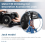 3 Ton Scale Jack Axle Lift Capacity Heavy Duty Support Vehicle Blue 9
