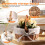 Hand-Woven Wicker Basket Simulation Flower Single Handle 5