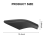 4PCS Black ABS Rack Rail End Cover Shell Protector Fit for 1
