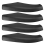 4PCS Black ABS Rack Rail End Cover Shell Protector Fit for 4