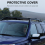 4PCS Black ABS Rack Rail End Cover Shell Protector Fit for 7