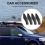 4PCS Black ABS Rack Rail End Cover Shell Protector Fit for 9